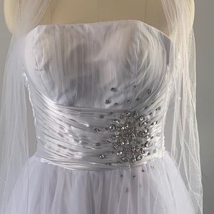 White May Queen dress